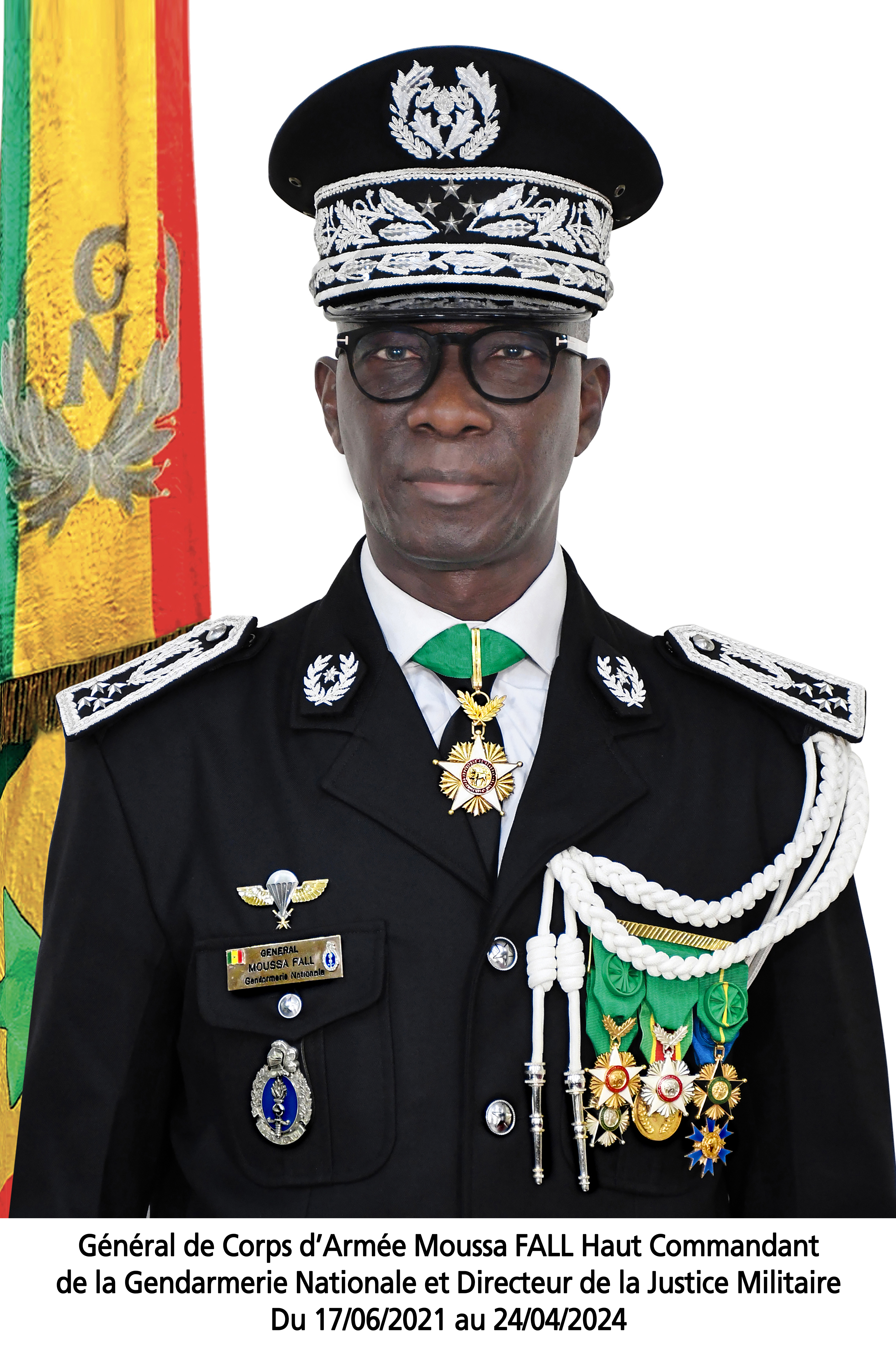 Général de Corps d’Armée Moussa FALL Haut-comgend de (17/06/2021 au 24/04/2024)