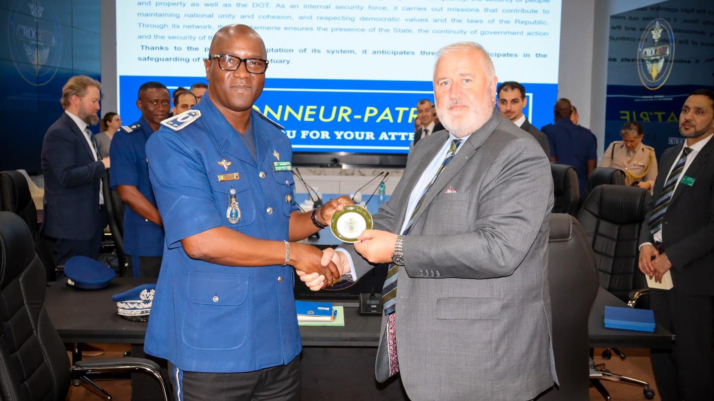 Visite du Collège Royal d’Etudes de Défense (RCDS) du Royaume-Uni à la Gendarmerie nationale