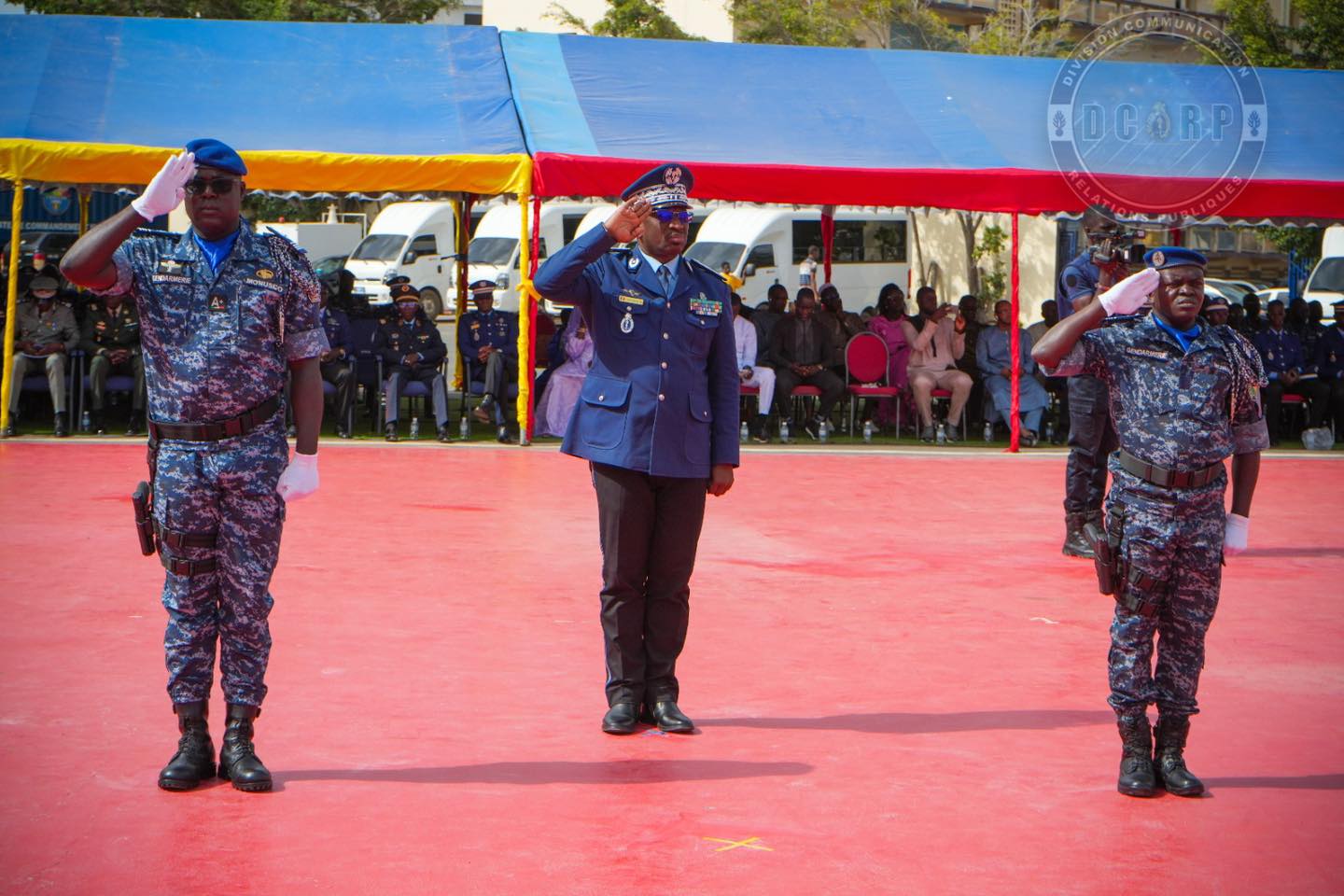 Gendarmerie nationale : les contingents SENFPU 1-18 et 2-18  MONUSCO reçoivent le drapeau national - Image 6