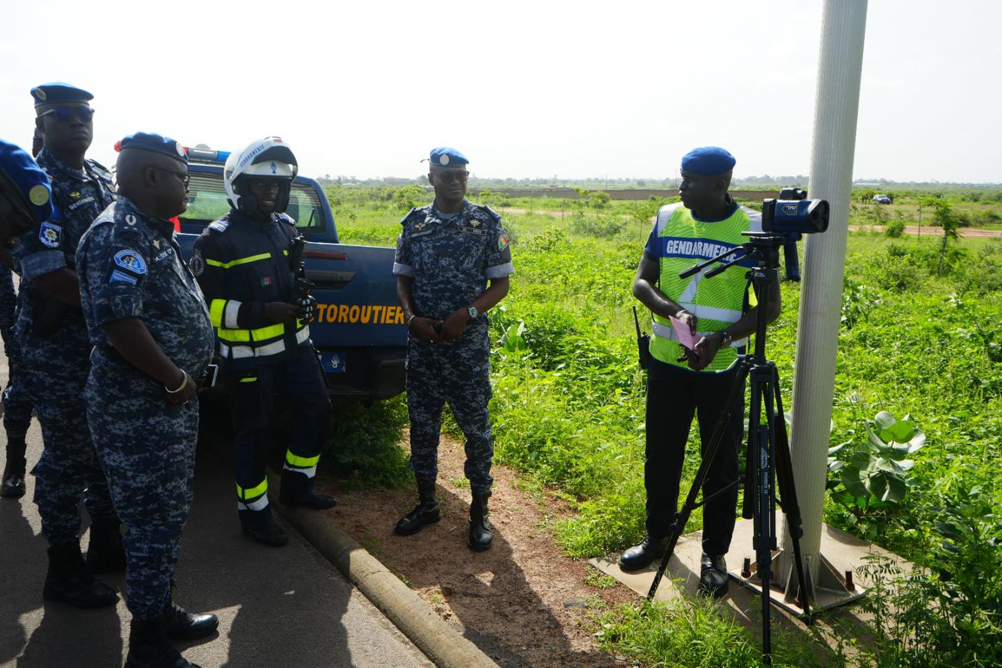 Gamou de Tivaouane 2025: le Général de division Martin FAYE  inspecte le dispositif sécuritaire de la Gendarmerie. - Image 3
