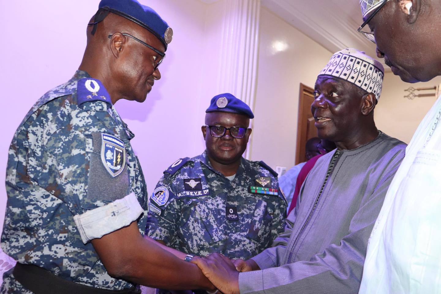 Gamou de Tivaouane 2025: le Général de division Martin FAYE  inspecte le dispositif sécuritaire de la Gendarmerie. - Image 5