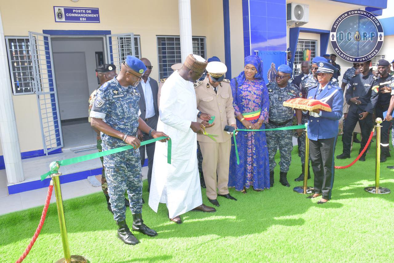 Densification du maillage territorial : l'Escadron de Surveillance et d'Intervention et la Section Recherches de Kaolack inaugurés par le Ministre des Forces armées.