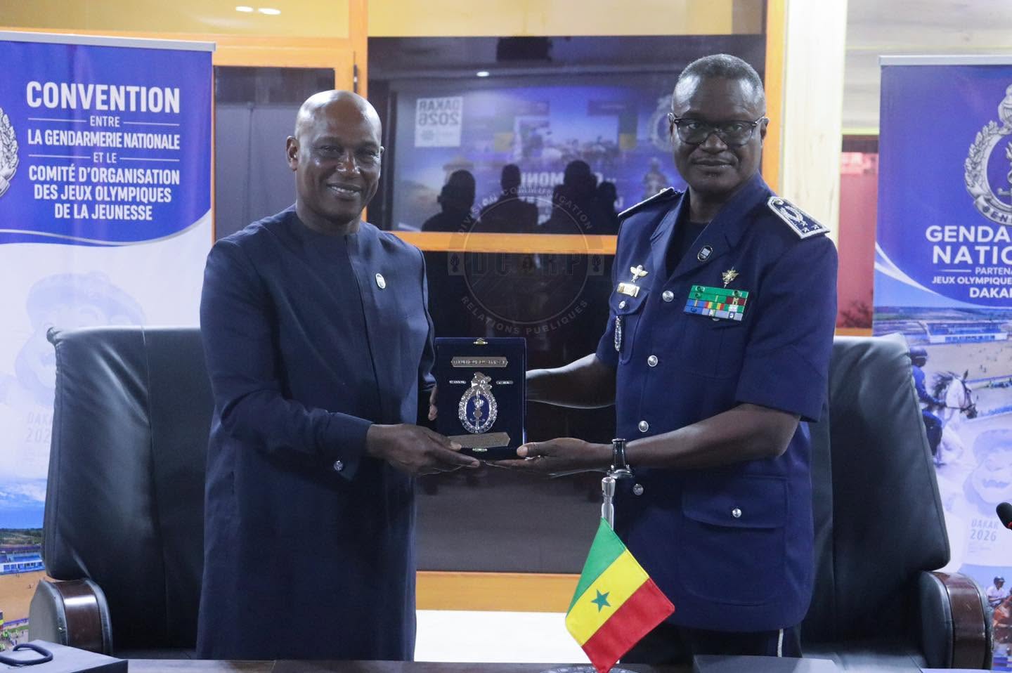 JOJ Dakar 2026 : La Gendarmerie nationale et le comité d’organisation signent un partenariat